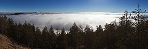 Tornik peak southern view panorama